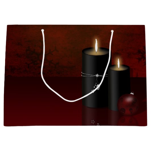 Gothic Kerstkaarles Ornament Large Cadeautasje (Voorkant)