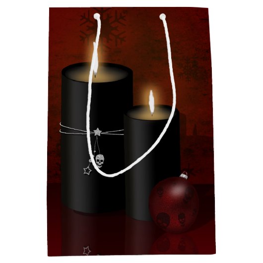 Gothic Kerstkaarles Ornament Medium Cadeauzakje (Voorkant)