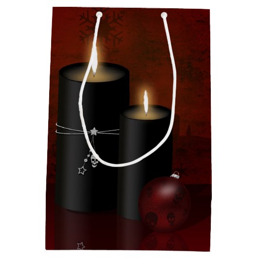 Gothic Kerstkaarles Ornament Medium Cadeauzakje (Achterkant)