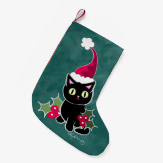 Gothic Kerstkat Green Kleine Kerstsok