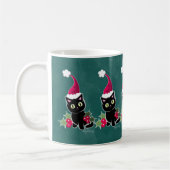 Gothic Kerstkat Green Koffiemok (Links)