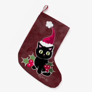 Gothic Kerstkat Red Kleine Kerstsok
