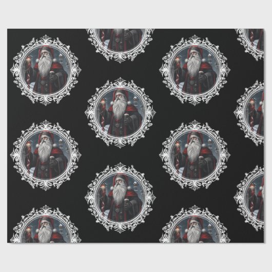 Gothic Kerstmis Cadeaupapier (Vlak)