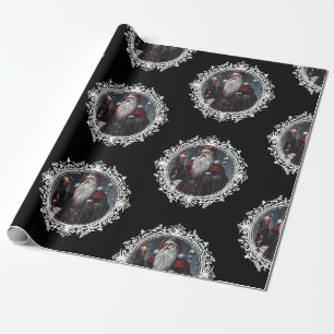 Gothic Kerstmis Cadeaupapier