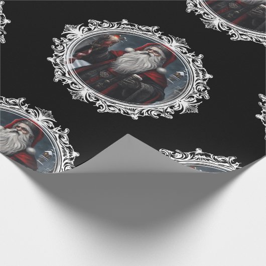 Gothic Kerstmis Cadeaupapier (Hoek)