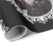 Gothic Kerstmis Cadeaupapier (Rol Hoek)