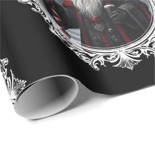 Gothic Kerstmis Cadeaupapier (Rol Hoek)