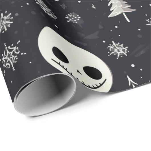 Gothic Kerstmis Cadeaupapier (Rol Hoek)