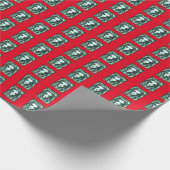 Gothic Kerstmis Fairy Afbeelding Cadeaupapier (Hoek)