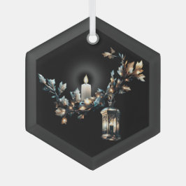 Gothic Kerstmis Glas Ornament