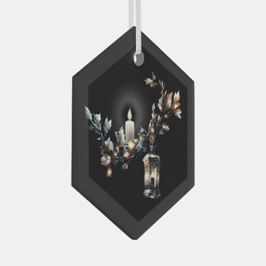 Gothic Kerstmis Glas Ornament (Voorkant Rechts)