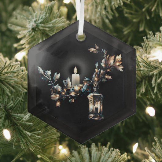 Gothic Kerstmis Glas Ornament (Insitu)