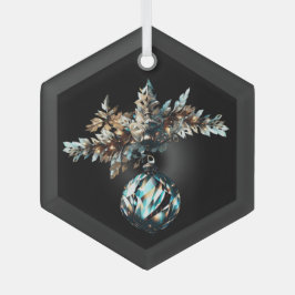 Gothic Kerstmis Glas Ornament
