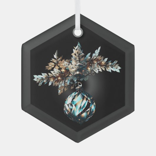 Gothic Kerstmis Glas Ornament (Voorkant)
