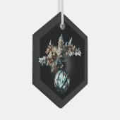 Gothic Kerstmis Glas Ornament (Voorkant Rechts)