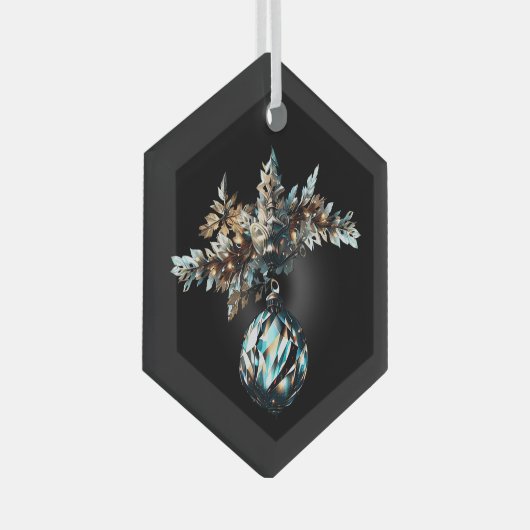 Gothic Kerstmis Glas Ornament (Voorkant Rechts)