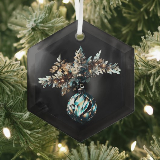 Gothic Kerstmis Glas Ornament (Insitu)