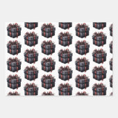 Gothic Kerstmis Inpakpapier Vel (Voorkant 2)