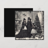 Gothic Kerstmis Kaart (Voorkant / Achterkant)