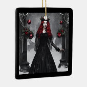 Gothic Kerstmis Keramisch Ornament (Rechts)