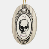 Gothic Kerstmis Keramisch Ornament (Links)