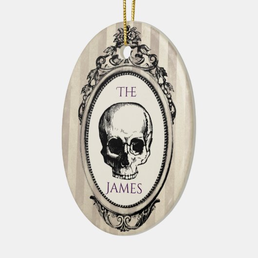 Gothic Kerstmis Keramisch Ornament (Links)
