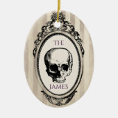 Gothic Kerstmis Keramisch Ornament (Voorkant)