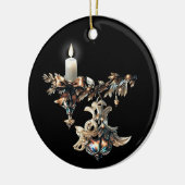 Gothic Kerstmis Keramisch Ornament (Links)