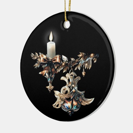 Gothic Kerstmis Keramisch Ornament (Links)