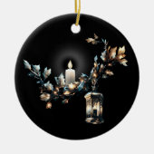Gothic Kerstmis Keramisch Ornament (Voorkant)