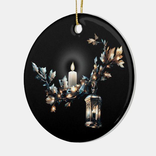 Gothic Kerstmis Keramisch Ornament (Links)