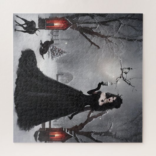 Gothic Kerstmis Legpuzzel (Horizontaal)