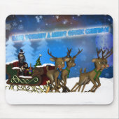 Gothic Kerstmis Mousepad, H.I.P. en rendieren Muismat (Voorkant)