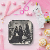 Gothic Kerstmis Papieren Bordje (Feest)