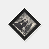 Gothic Kerstmis Servet (Hoek)