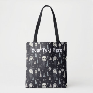 Gothic Kerstmis Tote Bag