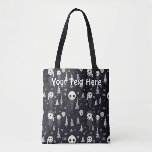 Gothic Kerstmis Tote Bag (Voorkant)