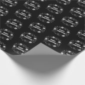 Gothic Kerstmis Wreath Cadeaupapier (Hoek)