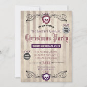 Gothic Kerstparty Uitnodiging (Voorkant)