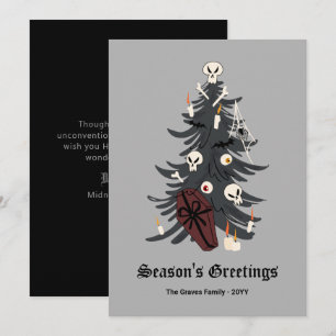 Gothic KerstTree Holiday Kaart