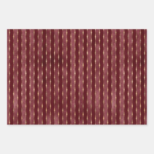 Gothic Kersttrio Inpakpapier Vel (Voorkant)