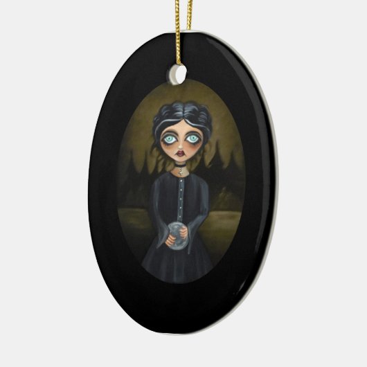 Gothic Kerstversiering Keramisch Ornament (Links)