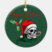 Gothic Kerstversiering Keramisch Ornament (Achterkant)