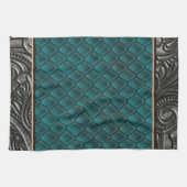 Gothic Killer Blauwgroen Theedoek (Horizontaal)