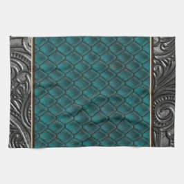 Gothic Killer Blauwgroen Theedoek