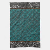 Gothic Killer Blauwgroen Theedoek (Verticaal)