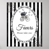 Gothic kinderwagen Halloween Favors bord Poster (Voorkant)
