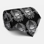 Gothic King Skull Stropdas (Opgerold)