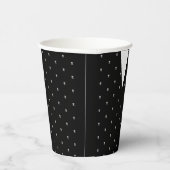 Gothic Kleine meisje in zwart jurkje Verjaardag Papieren Bekers (Rechts)