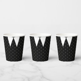 Gothic Kleine meisje in zwart jurkje Verjaardag Papieren Bekers